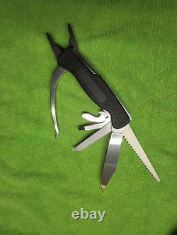 WENGER Swiss Army Knife Grip II, multitool with adapter, bits, pouch, excellent