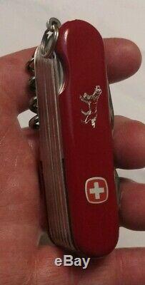 WENGER Vintage Irish Setter Hunting Logo Swiss Army Knife NrMT+ Condition