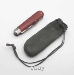 WW2 1940 Elsener Schwyz Fibre model 1908 Soldier Swiss Army Knife Victorinox 40