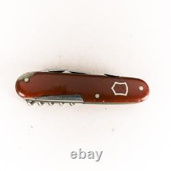 WWII Era Victorinox Swiss Army Officer Knife INOXYD ARMEE SUISSE Vintage 5 Turn