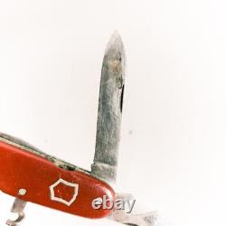 WWII Era Victorinox Swiss Army Officer Knife INOXYD ARMEE SUISSE Vintage 5 Turn