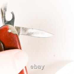 WWII Era Victorinox Swiss Army Officer Knife INOXYD ARMEE SUISSE Vintage 5 Turn