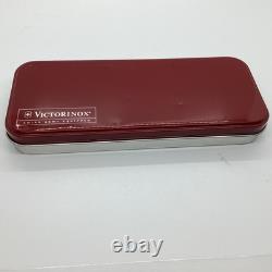 Waterman Paris Pen Victorinox Classic Swiss Army Knife Set Red Tin New