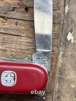 Wegner Swiss Army Knife 10-FUNCTIONAL Stainless Steel Vintage Collectible Rare