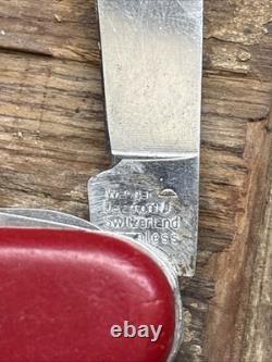 Wegner Swiss Army Knife 10-FUNCTIONAL Stainless Steel Vintage Collectible Rare
