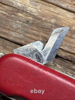 Wegner Swiss Army Knife 10-FUNCTIONAL Stainless Steel Vintage Collectible Rare