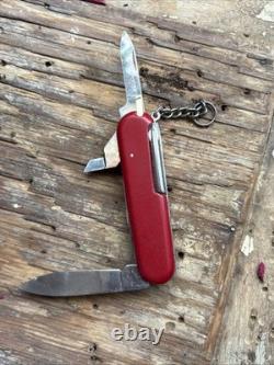 Wegner Swiss Army Knife 10-FUNCTIONAL Stainless Steel Vintage Collectible Rare