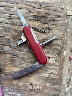 Wegner Swiss Army Knife 10-FUNCTIONAL Stainless Steel Vintage Collectible Rare