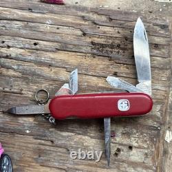 Wegner Swiss Army Knife 10-FUNCTIONAL Stainless Steel Vintage Collectible Rare