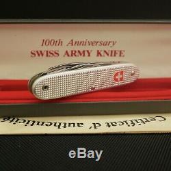 Wenger 100th Anniversary Swiss Army Knife Alox Limited Edition RARE Victorinox