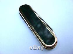 Wenger 18k Gold & Chinese Lacquer MACAO Swiss Army Knife Mint In Box