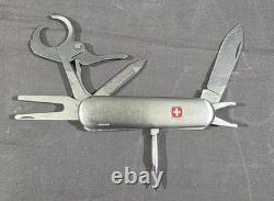 Wenger 19th Hole Cigar Cutter Swiss Army Knife Stainless Steel Retired