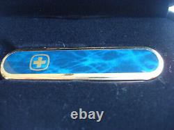 Wenger 24k Gold Macao Series Swiss Army Knife Very Good Condition Retired