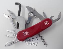 Wenger Biker 37 Swiss Army Pocket Knife Rare Retired Cyclist Multi-Tool Bicycle