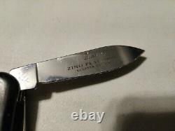 Wenger Cigar Cutter Swiss Army Knife Black 85mm USED ZINO PLATINUM