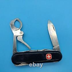 Wenger Cigar Cutter Swiss Army Knife Black 85mm USED a