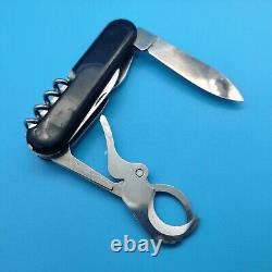 Wenger Cigar Cutter Swiss Army Knife Black 85mm USED a
