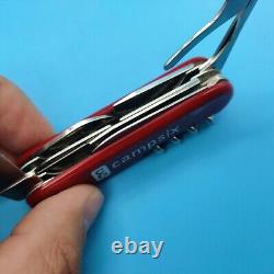 Wenger Cigar Cutter Swiss Army Knife Red 85mm USED a