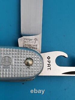 Wenger Delemont Alox Soldier Swiss Army Pocket Knife! PAT. 1972 DATE STAMP! RARE