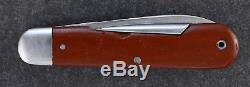 Wenger Delemont Stainless Swiss Army Rare Soldier Knife Fiber 1953