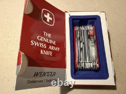 Wenger Delemont Tool Chest Swiss Army Knife 16906 SAK VTG Vintage (Box Damage)