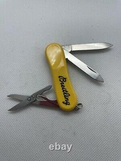 Wenger Evolution 81 Breitling Yellow w Pouch Swiss Army Multi-Tool 16908