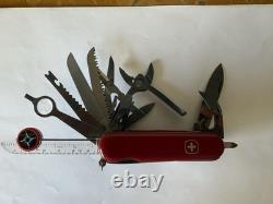 Wenger Giant Swiss Army Knife 80+ Functions Pliers Compass Ruler SAK
