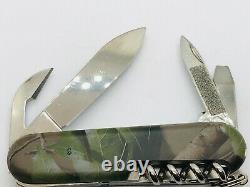 Wenger Green Realtree Hardwoods 10 85mm Pocket Swiss Army Knife Vintage Nib