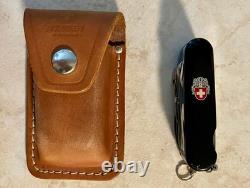 Wenger King Arthur 16623 85mm Swiss Army Knife Black Alox