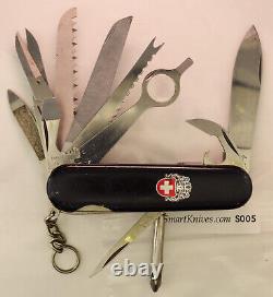 Wenger King Arthur Swiss Army knife- retired, rare, very good w name #S005