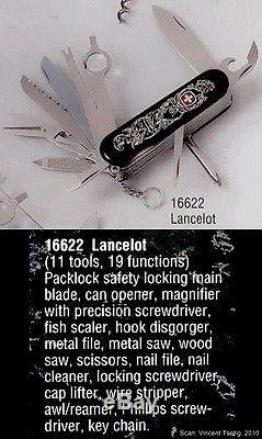 Wenger Lancelot Dynasty V. S. Series 16632 RARE! Circa 1993 SAK Swiss Army Knife