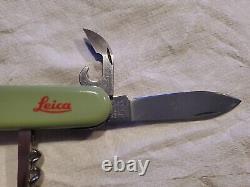 Wenger Leica Swiss Army Knife Rare Discontinued Color. Six Tools Looks Unused