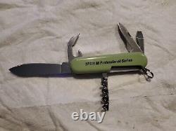 Wenger Leica Swiss Army Knife Rare Discontinued Color. Six Tools Looks Unused