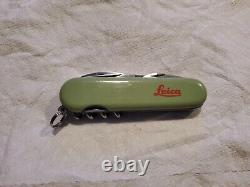 Wenger Leica Swiss Army Knife Rare Discontinued Color. Six Tools Looks Unused