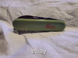 Wenger Leica Swiss Army Knife Rare Discontinued Color. Six Tools Looks Unused