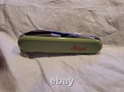 Wenger Leica Swiss Army Knife Rare Discontinued Color. Six Tools Looks Unused