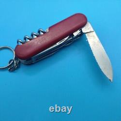 Wenger Master Serrated with Corkscrew Swiss Army Pocket Knife 85mm Red 0903