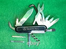 Wenger Mercedes-Benz Mountain Bike 6 Layer 85mm Swiss Army Knife Rare Used (X29)