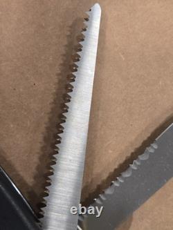 Wenger Mountainer Swiss Army Knife Black/Gray Serrated VERY LITTLE USE