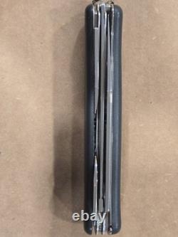 Wenger Mountainer Swiss Army Knife Black/Gray Serrated VERY LITTLE USE