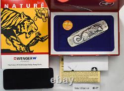 Wenger Nature Series Swiss Army Knife. Retired, rare, new boxed Leopard #8047