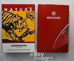 Wenger Nature Series Swiss Army Knife. Retired, rare, new boxed Leopard #8047