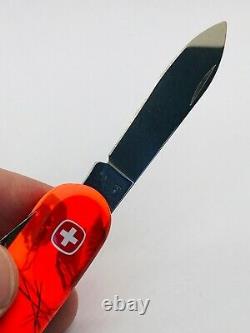 Wenger Orange Realtree Ap Blaze 10 85mm Pocket Swiss Army Knife Vintage Nib