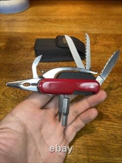 Wenger Pocket Grip Multi Tool With Pliers Swiss Army Knife With Pouch