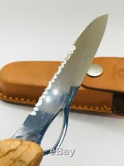 Wenger Ranger 151 OLIVE one-hand 130MM semi serrated Swiss Army Knife + Sheath