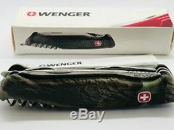 Wenger Ranger 55 Hardwoods 130mm Pocket Swiss Army Knife Vintage Nib 16853