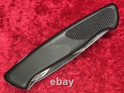 Wenger Ranger 74 Handyman Black Large Swiss Army Knife 130mm 8 Tool Rare (401)