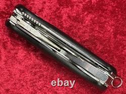 Wenger Ranger 74 Handyman Black Large Swiss Army Knife 130mm 8 Tool Rare (401)