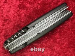 Wenger Ranger 74 Handyman Black Large Swiss Army Knife 130mm 8 Tool Rare (401)