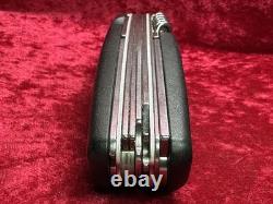 Wenger Ranger 74 Handyman Black Large Swiss Army Knife 130mm 8 Tool Rare (401)